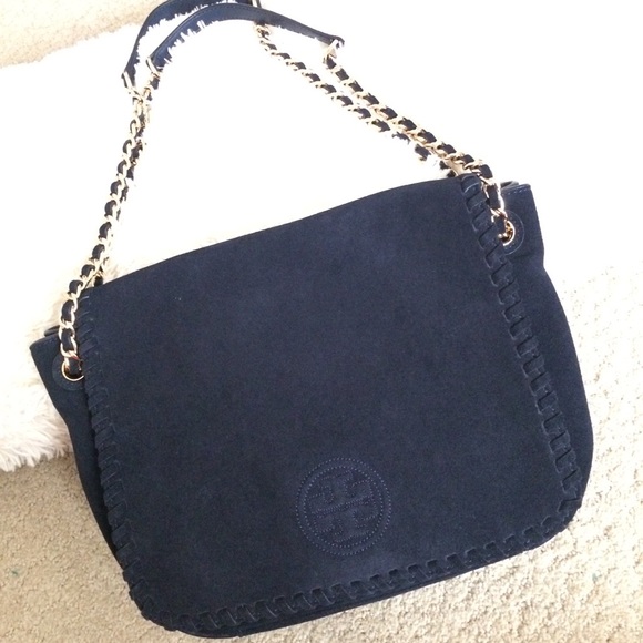 Tory Burch Handbags - Tory Burch suede shoulder/crossbody bag